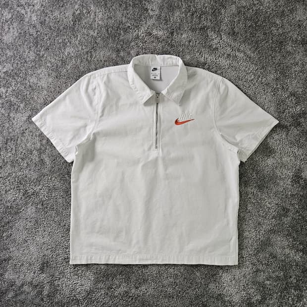 NIKE 반팔 집업 티셔츠