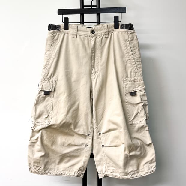 써니 클라우드 Y2K 카고 카프리 팬츠