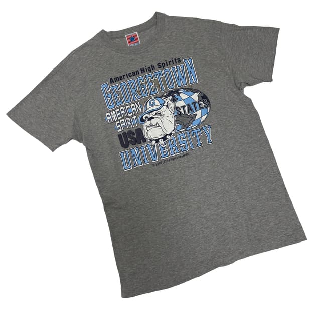 조지타운 불독 그래픽 티셔츠