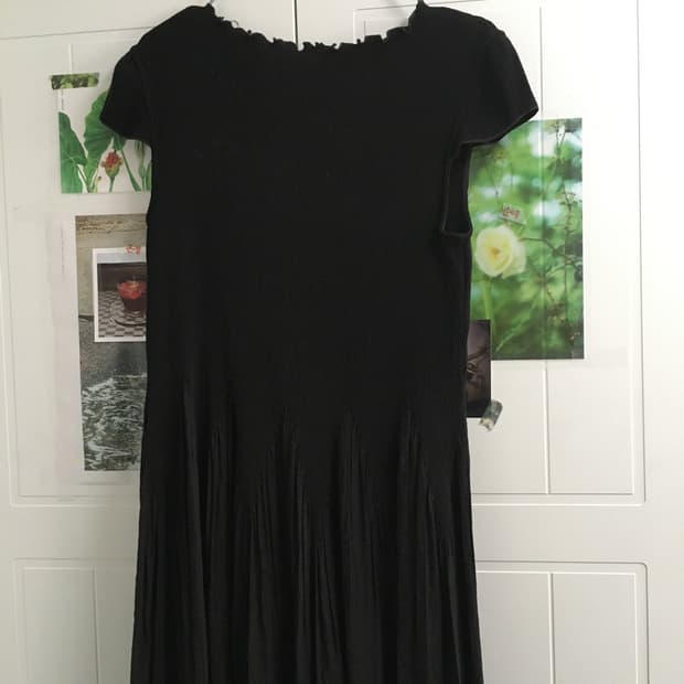 일본빈티지 딥브라운 레이어드 원피스 드레스 플리츠 레이스