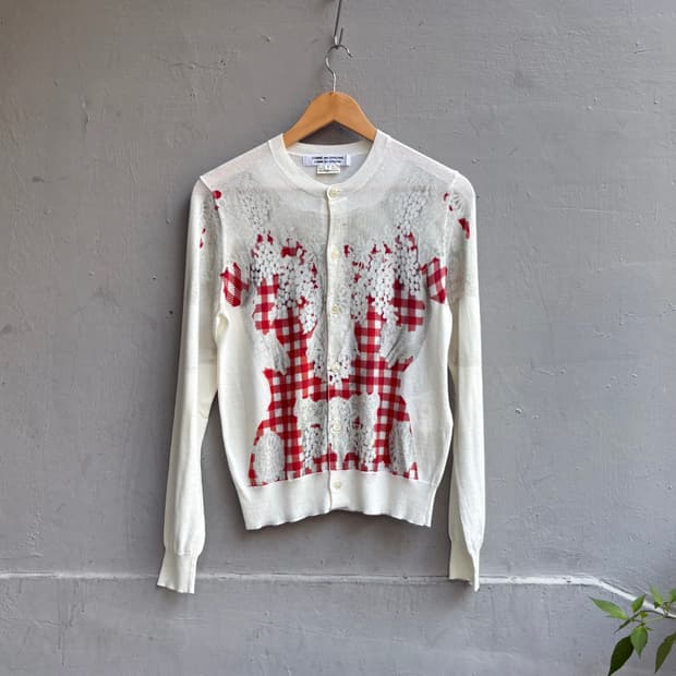 꼼데가르송 트롱프뢰유 가디건