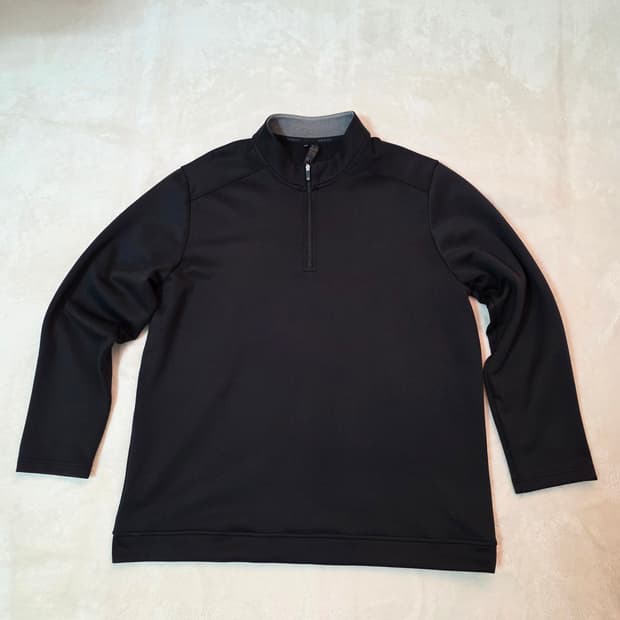 (XL)아디다스 반집업 티셔츠 