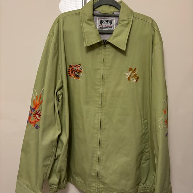 휴스턴 빈티지 스컬 워크자켓