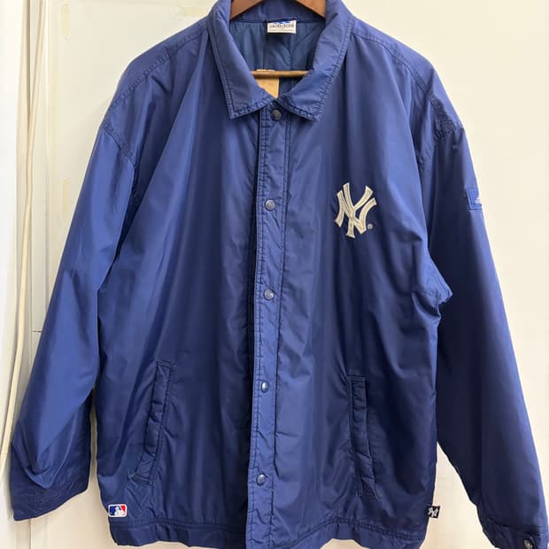 N173. 아디다스 뉴욕양키즈 90s 올드스쿨 자켓