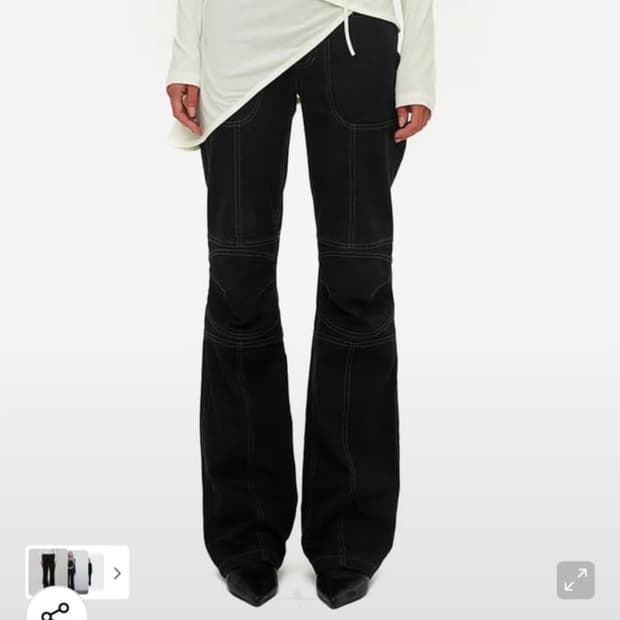 (1) 세릭 knee 핀턱 팬츠