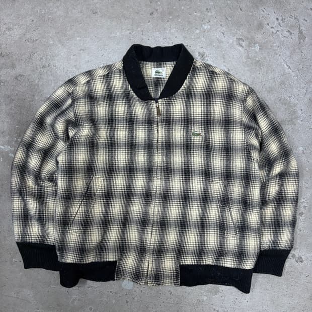 라코스테 울 체크 자켓[2422]