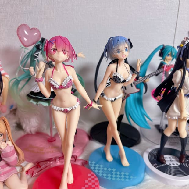 리제로 렘 람 피규어 일괄