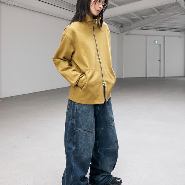 해칭룸 Middle Cardigan Mustard