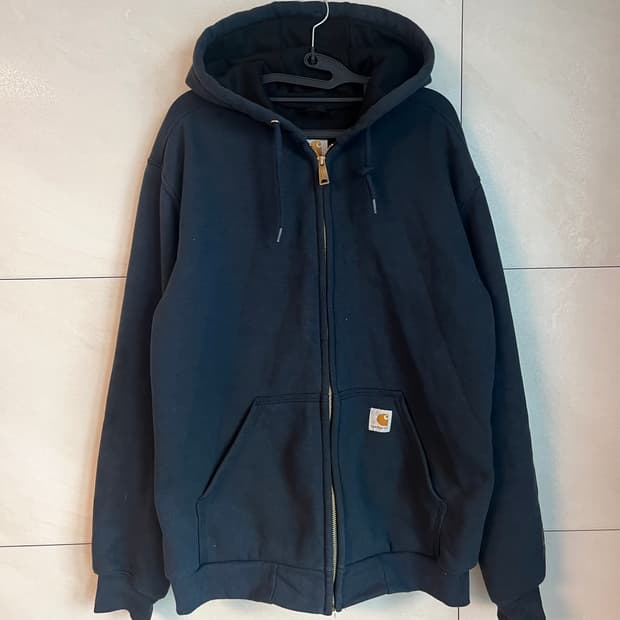 칼하트 미드웨이트 후드집업 네이비 (S size)