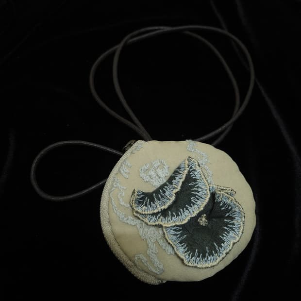 빈티지 모리 동전 지갑 목걸이