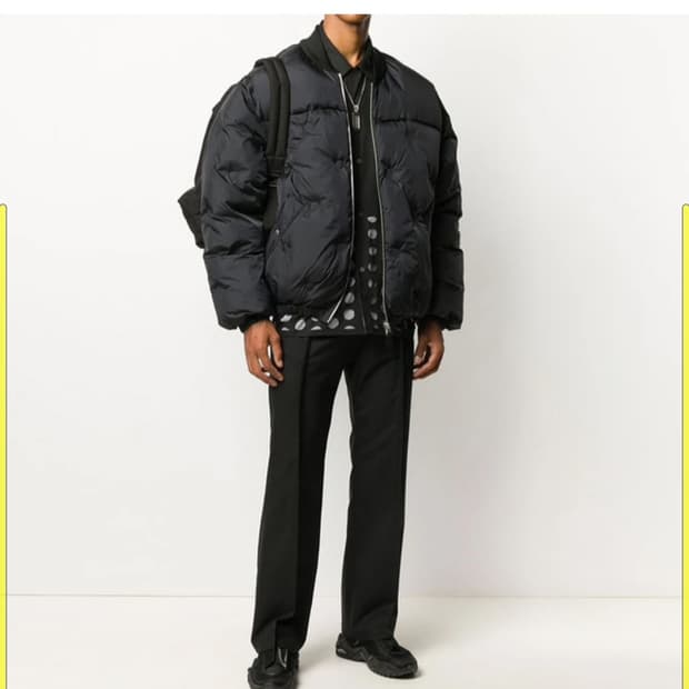 메종 마르지엘라 마틀라세 패딩 자켓