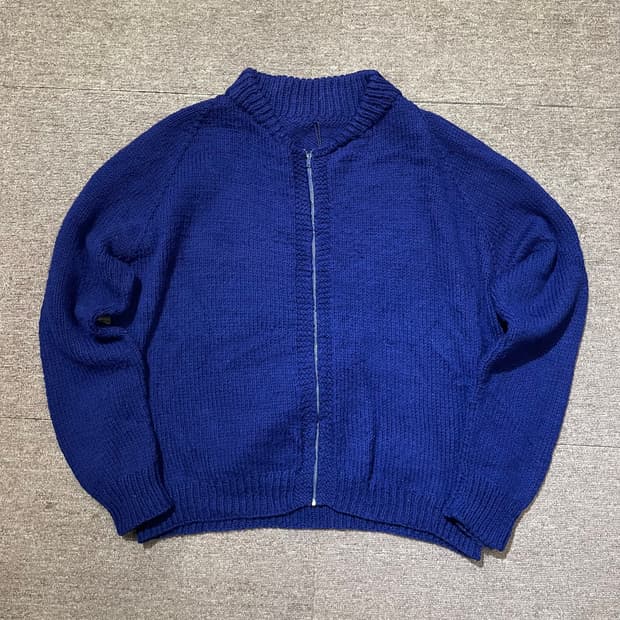 아메리칸 빈티지 니트 집업