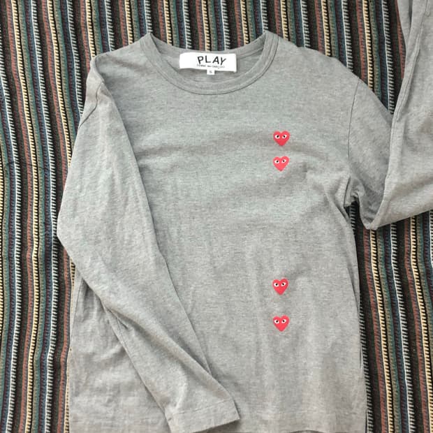 꼼데가르송 포 레드하트 롱슬리브