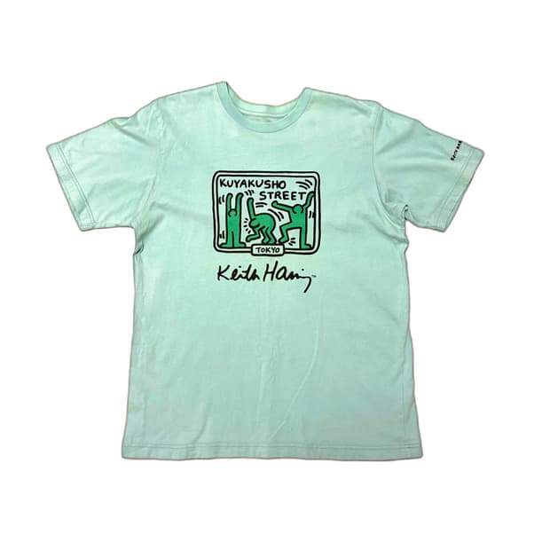 키스 해링 Keith Haring UT 민트 반팔 티셔츠