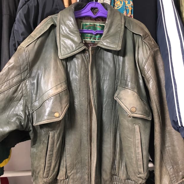 빈티지 가죽자켓