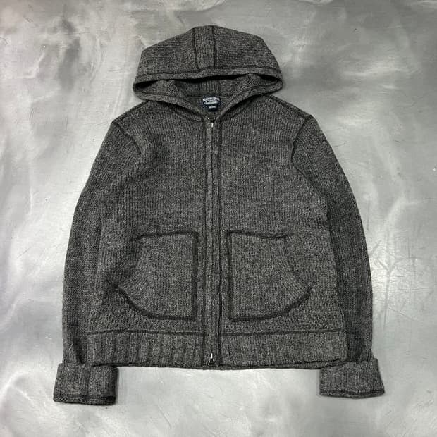  폴로진스 울 혼방 니트 후드집업 y14868