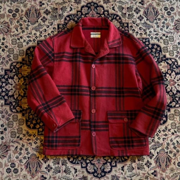 베네통 헤비멜톤울 아웃도어 자켓