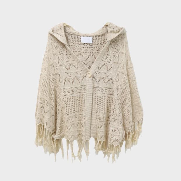 EMSEXCITE 니트 후드 가디건 67145