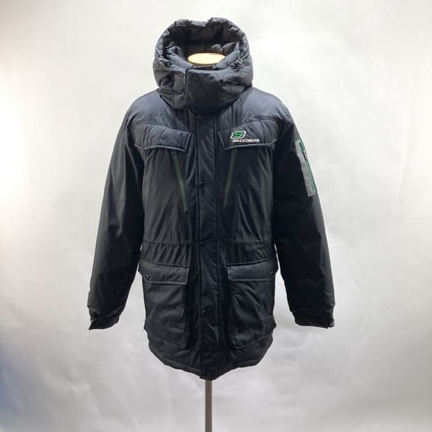 스케쳐스 남성덕다운패딩자켓 블랙 95 