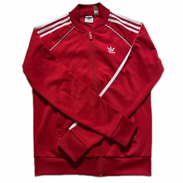아디다스 레드 져지(트랙탑) 상태최상급 여성s