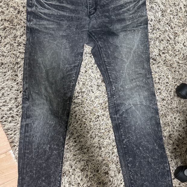 Number(N)ine Faded Black Wash Denim