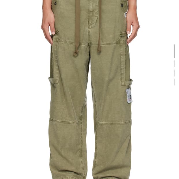 [46] 미하라야스히로 24ss 카고 팬츠 카키