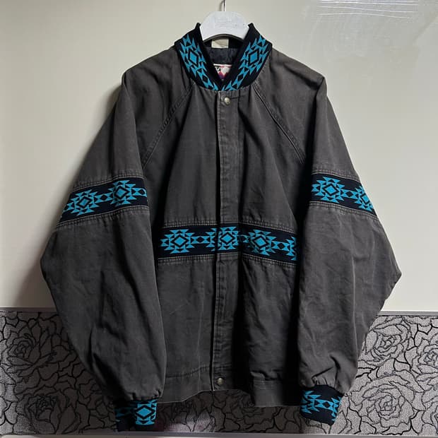 빈티지 Wallo 아즈텍 웨스턴 자켓