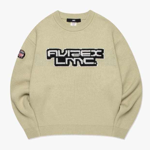 Lmc x Avirex 니트 스웨터 새상품