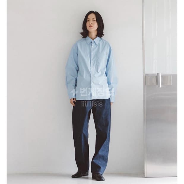 블랭크룸 세미 와이드 데님 팬츠 30인치