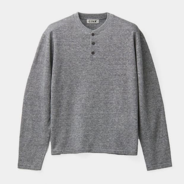 쿠어 롱슬리브 헨리넥 [S]