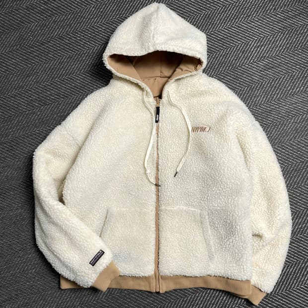 네스티 팜 플리스 리버시블 후드 자켓o 5133