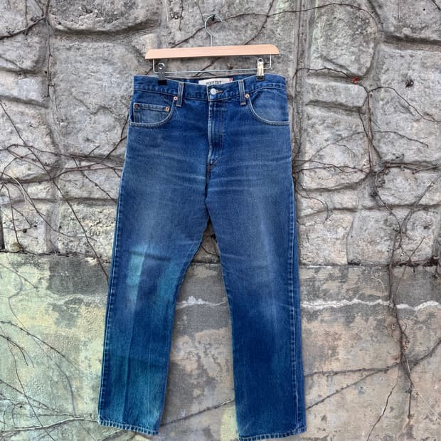 00s 리바이스 빈티지 517 부츠컷 워싱 데님 팬츠 
