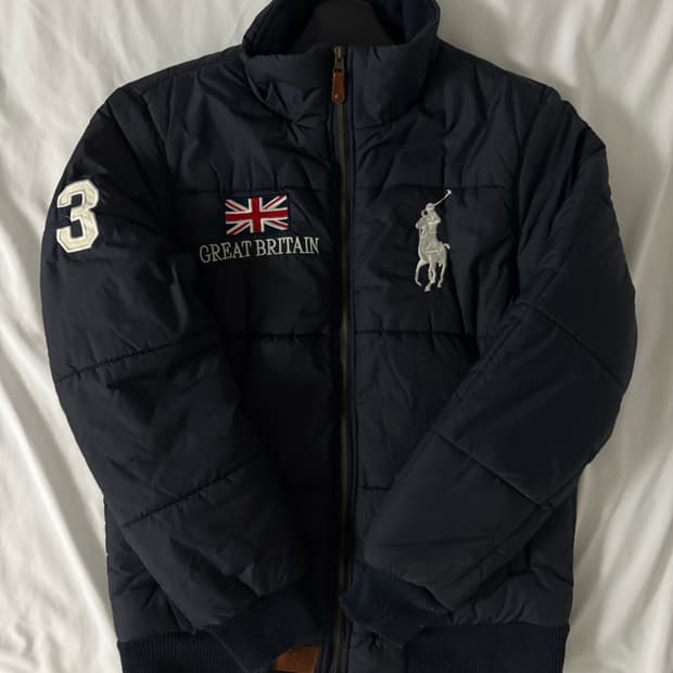 폴로 빅포니 브리튼 패딩 L