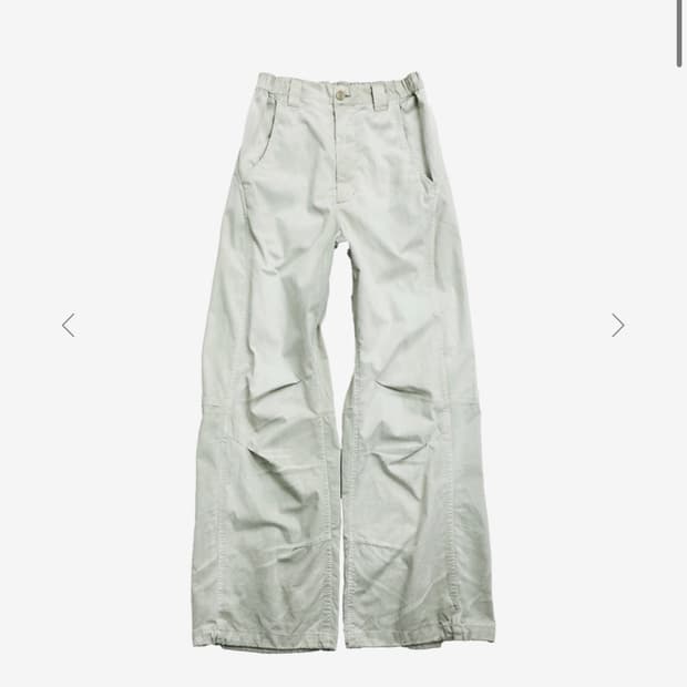 999휴머니티 ADVENTURE DYED PANT (ECRU GREEN)