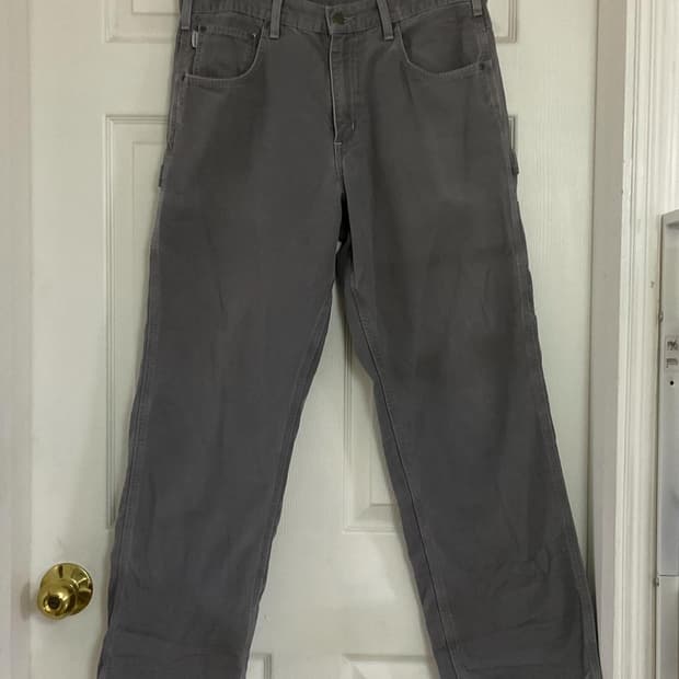 빈티지 칼하트 싱글니 차콜 34