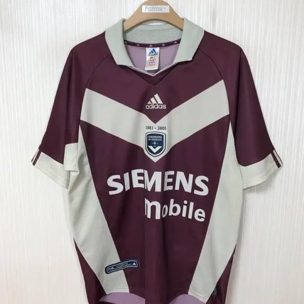 프랑스리그 아디다스 FC 지롱댕 드 보르도 올드유니폼/져지 S(헤외)