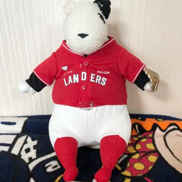 KBO SSG랜더스X푸빌라 인형 약35cm