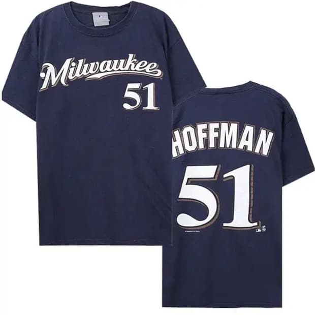 MLB 밀워키브루워스 플레이어티셔츠 M