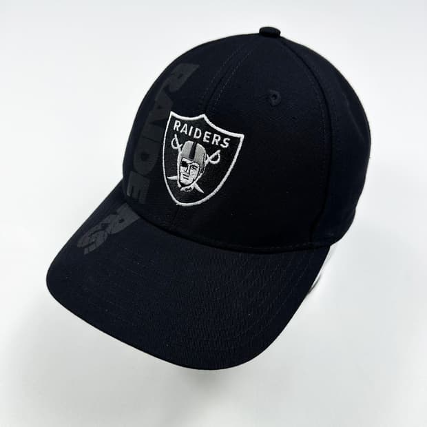 VTG 빈티지 NFL 레이더스 블랙 볼캡 모자