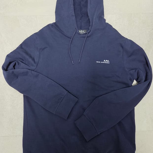 A.P.C. 네이비 후드티