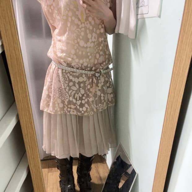 츠모리치사토 시어 원피스