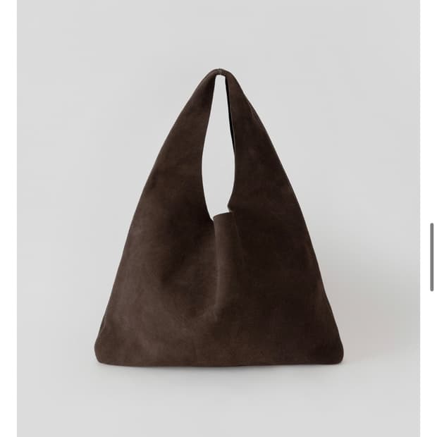 RRACE 레이스 스웨이드백 리얼가죽가방 라지 새것 - 르셉템버 더로우