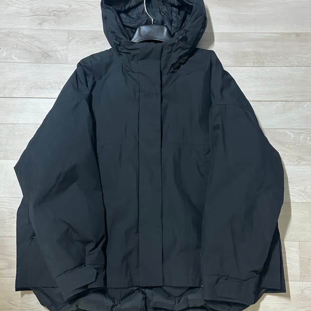 코오롱 후디 퍼 야상 다운 패딩 95 오버핏