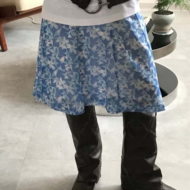 vintage pattern skirt