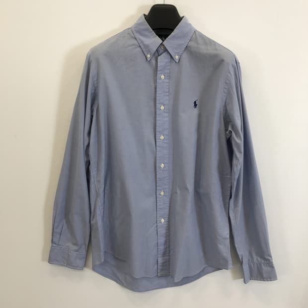 폴로 랄프로렌 포플린 체크셔츠 블루 [105]