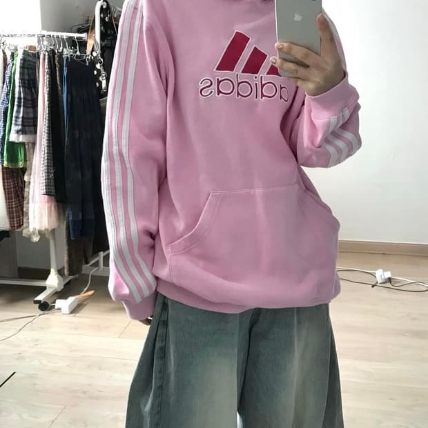 미라이클립 아디다스 후드티 빈티지