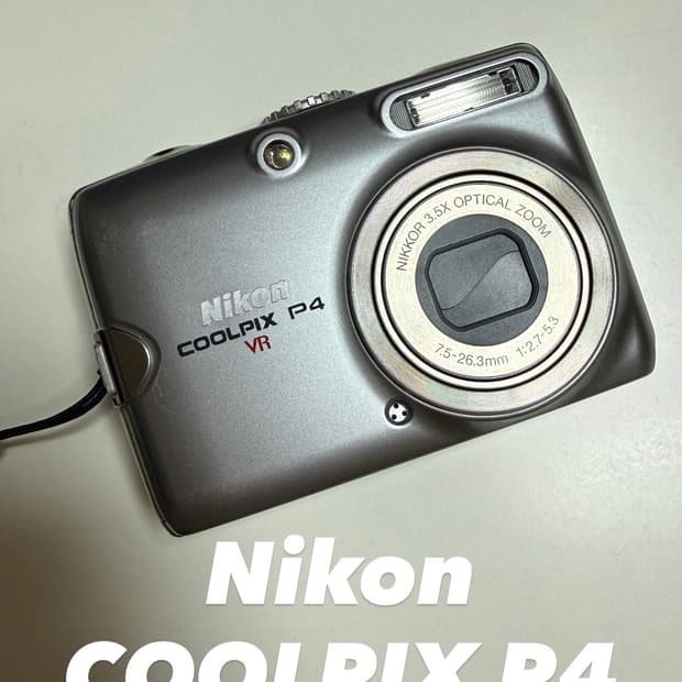 니콘 쿨픽스 P4 디지털카메라 빈티지디카 