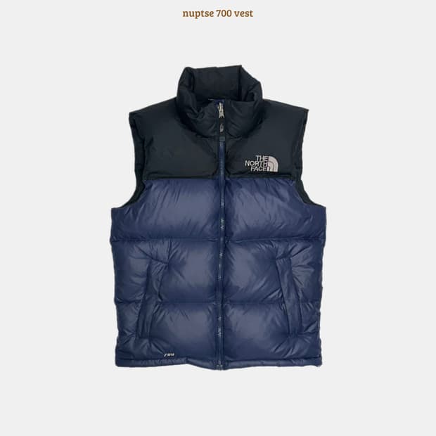 노스페이스 눕시 700 구스다운 패딩 조끼