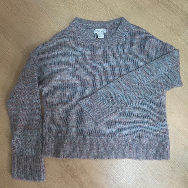 레이첼 조 알파카 블렌드 크롭 니트