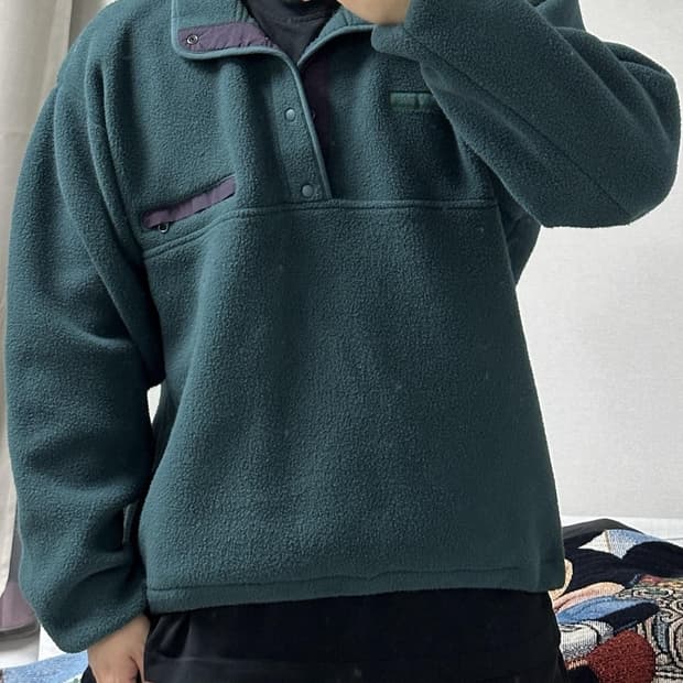 90‘s columbia snap fleece